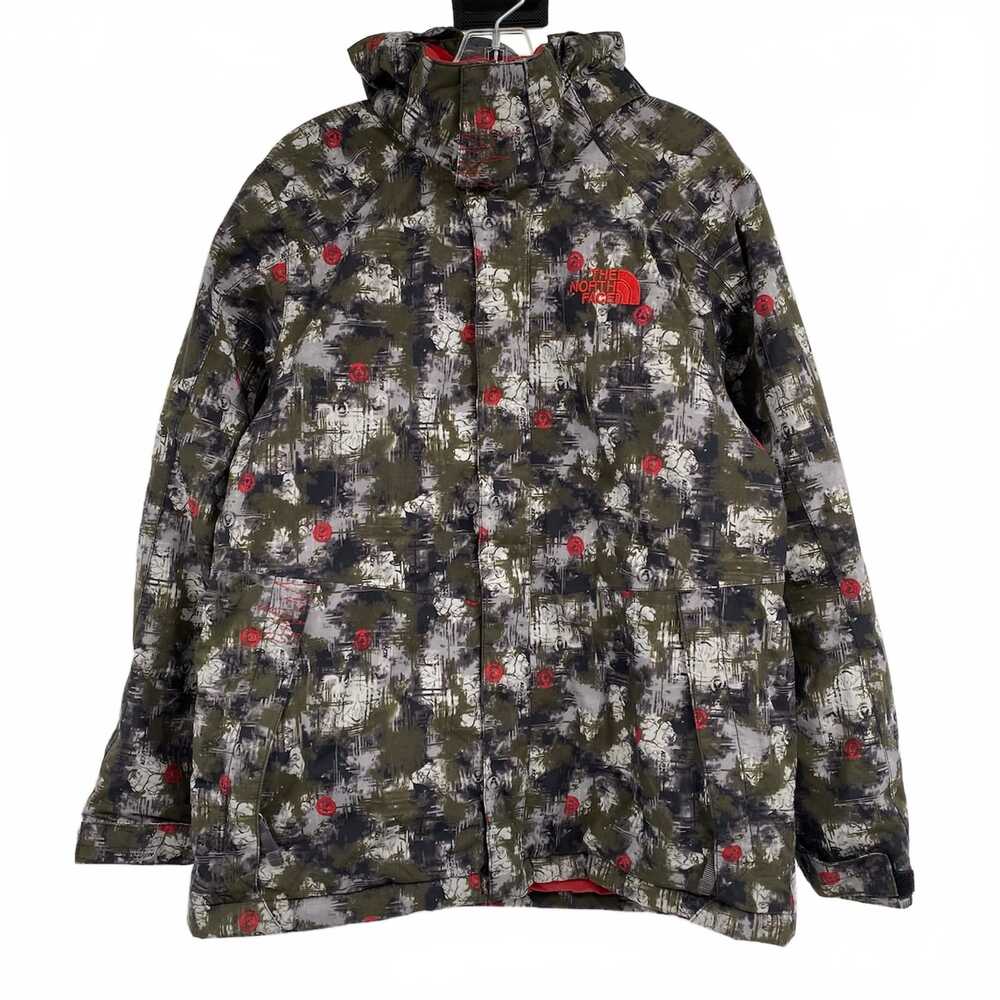 The North Face Green Red HyVent Jacket | Boy's 12 Regular
